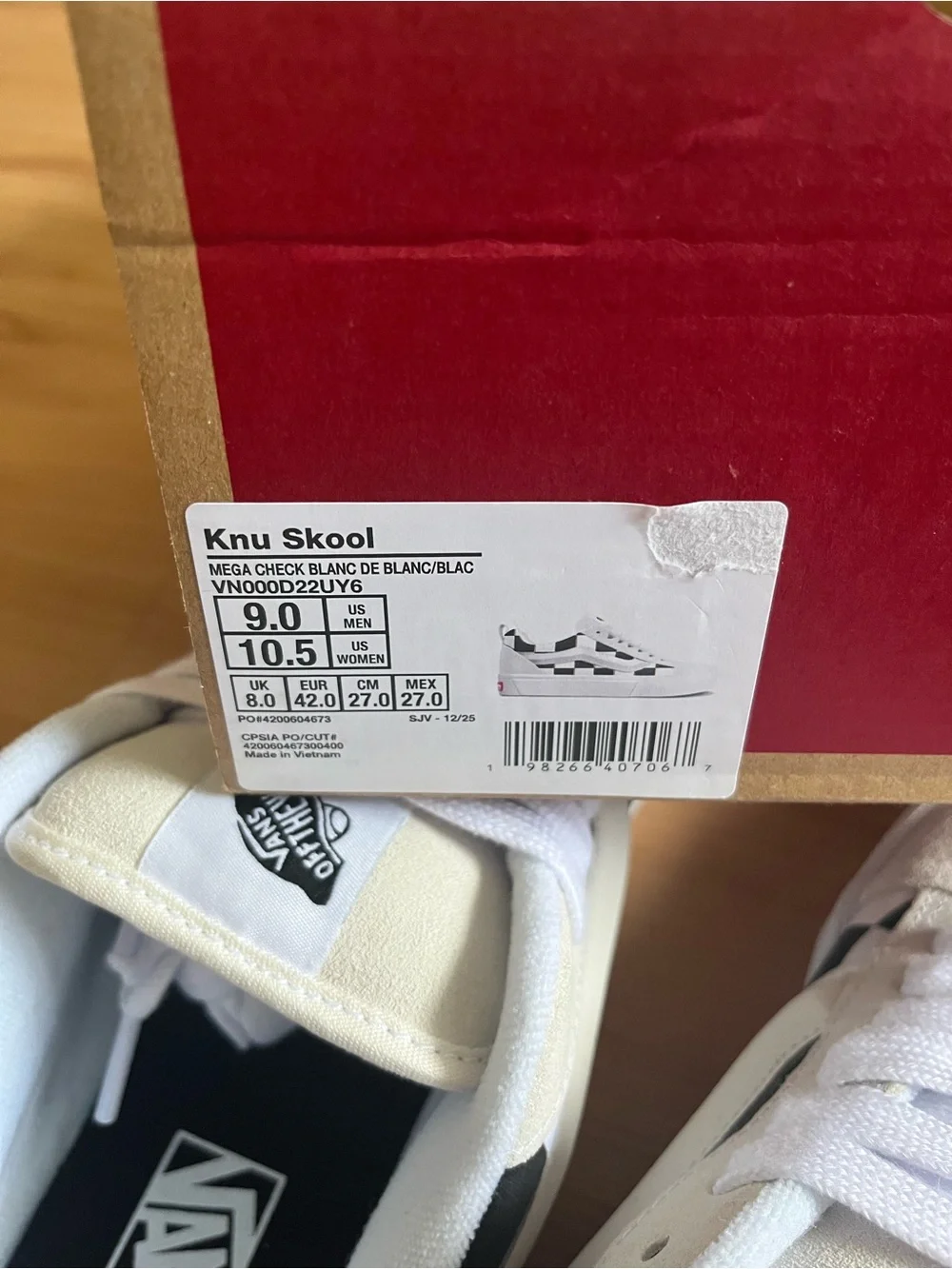 Vans Knu Skool Mega Checkerboard Women 10.5 US
